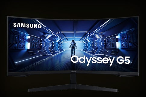 Écrans Samsung Odyssey G5 - G55T pour un affichage incurvé en haute résolution au studio 10ème Sens