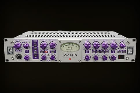 Préampli Avalone VT 737 en version purple pour un son riche et chaud au studio 10ème Sens